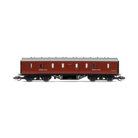 TT:120 Hornby Coach Car - TT4035 BR 50’ Passenger Brake, M31040M - Era 5 Train Toy, TT Gauge Carriage for Train Set, Rolling Stock Models for Adults - 1:120 Scale Model Gift