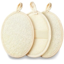 Exfoliating Loofah Sponge Body Scrubber,Armastuse 2 Pcs Exfoliating Body Scrubber, Shower Luffa For Men,For Removing Dead Skin Women And Kids Made
