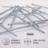 SKIR'CO (Pack of 20) Zinc Plated 7.5 x 202mm Concrete