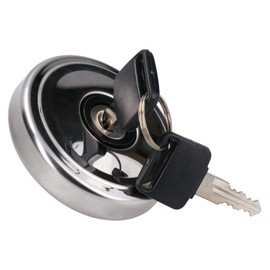 AB Tools Universal Classic Petrol Cap Stainless Steel Lockable Vented Twist Off Filler Cover