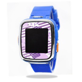 MightySkins Skin Compatible with VTech Kidizoom Smartwatch DX wrap Cover Sticker Skins Purple Pentagon