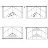 euroharry 1 Piece Corner Shelf Shower Shelf 304 Stainless Steel