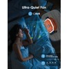 Orteen Rechargeable 9-Inch Portable Table Fan, 20000mAh Battery Powered Camping