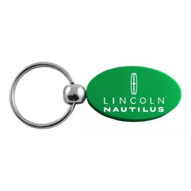 Lincoln Nautilus Oval Key Ring (Black)