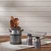 Park Designs Gray Galvanized Milk Can Utensil Crock