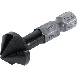 Fein 90° Countersink 25.0 mm (M12), Heat Resistant up to 800 Degrees, Made of Robust HSS Material, for Working with Hand-Held Impact Wrenches, 63901082010
