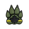 PVC Morale Patch - Canadian K9 - ODG - Thin