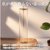 HYmish Glass Incense Holder, Hanging Type, Ash, Splatterproof, Simple, Modern