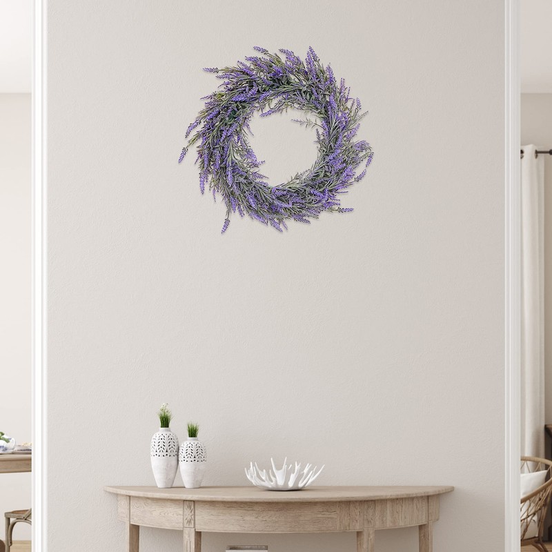 IH Casa Decor Artificial Lavender Wreath
