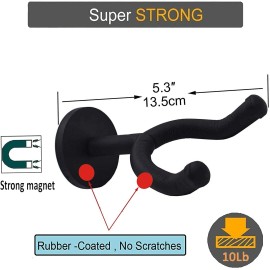 NoBrand Paint Spray Gun Holder Stand with Scratch Less Base Tool Rack, Magnet is Stro