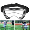 Lacrosse Goggles Silicone Ferroalloy Ergonomic Design Anti Slip Texture Hockey