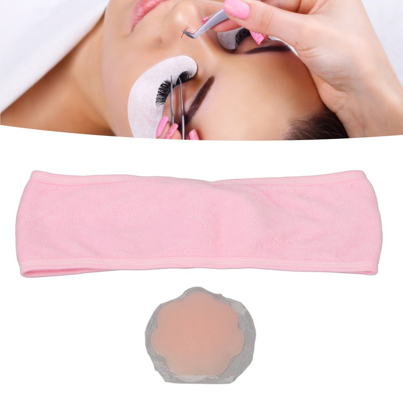 Eyelash Extension Pad Set 5pcs Silicone Adhesive Pallet Professional Efficient
