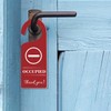 CHGCRAFT 2Pack Vacant Occupied Door Hanger Sign Engraved Acrylic Door