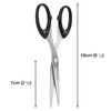 Rapesco CS6RY0B1 Essential 16cm Stainless Steel Scissors, Black