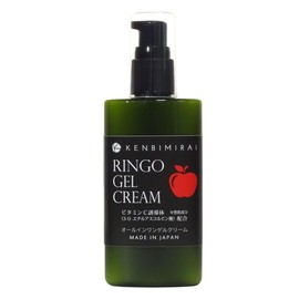 [Kenbi Mirai] RINGO GEL CREAM Apple Gel Cream All-in-One Gel Cream (Moisturizing) 3.4 fl oz (100 ml)