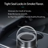 Tmengdao Car Ashtray, Ash Tray with Lid Smell Proof,Detachable Stainless