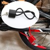 2 Pcs Steel Rope Padlocks with Keys, Heavy Duty Long