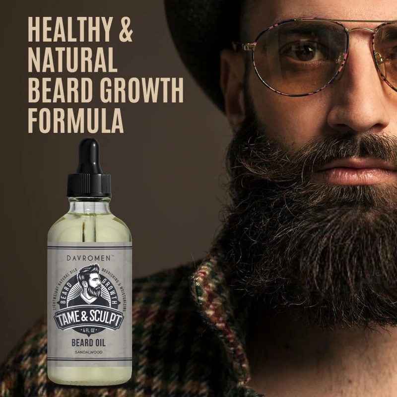 Kit De Crecimiento De Aceite Para Barba, Suero De Barba