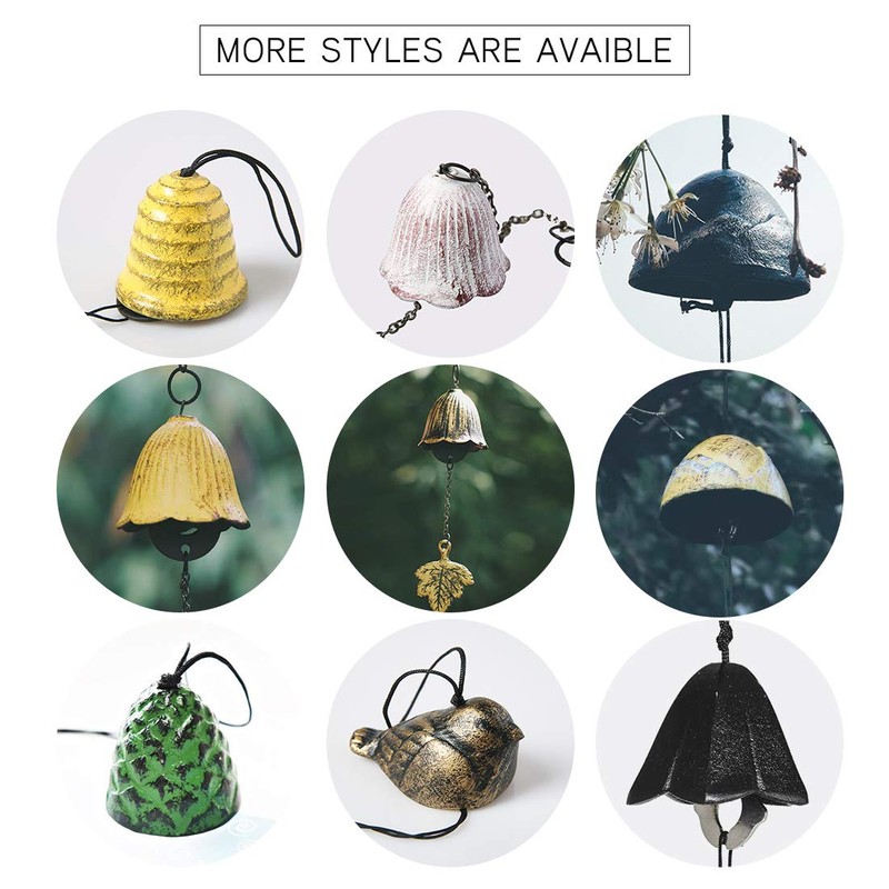 SINNLIG Japanese Traditional Lucky Small Wind Chimes for Outside, Iwachu