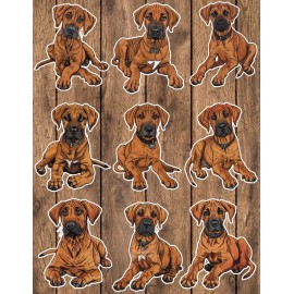 Unbranded Rhodesian Ridgeback Die Cut Stickers Scrapbooking Laptop Waterbottle