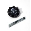 Unbranded BLACK ENGINE OIL CAP MUGEN SIVER FOR HONDA CIVIC
