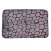 Toilet Mat Set Two Color Stone Texture Flannel Bathroom Rug