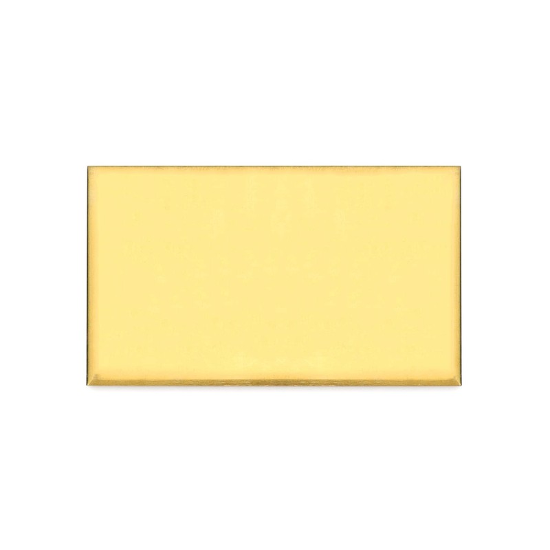 QWORK® H62 Brass Sheet Corrosion Resistant (3 mm, 60 mm