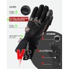 IRON JIA'S Guantes de Motocicleta para Invierno, con Pantalla táctil,