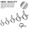 WMYCONGCONG 250 PCS Double Wire Fuel Line Hose Tube Spring