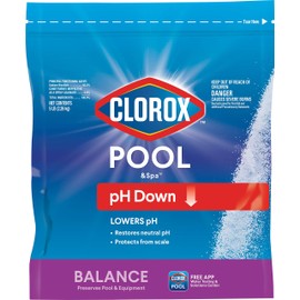 Clorox® Pool&Spa™ Swimming Pool pH Down, Lowers pH, Protects Against Eye and Skin Irritation, 5LB (Pack of 1)