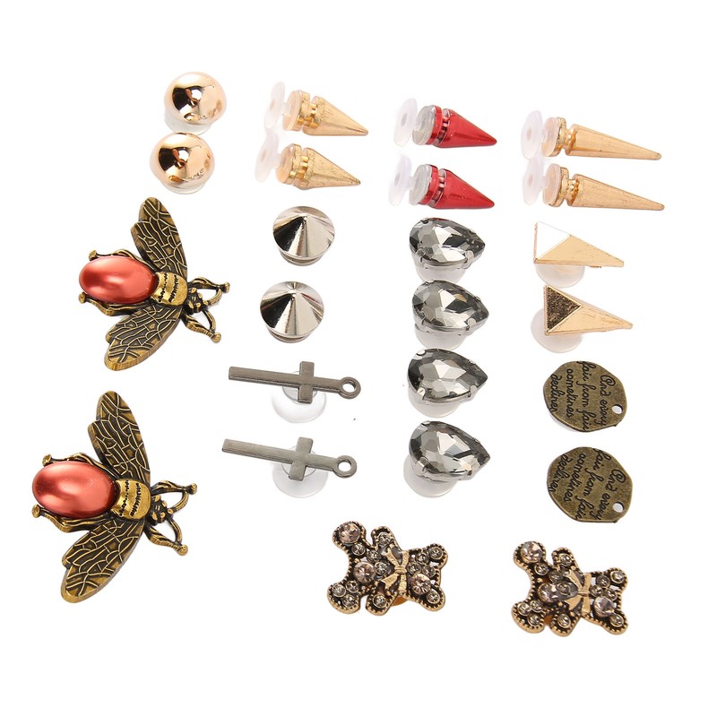 Decorative Shoe Clips Fashionable Shiny Elegant Removable Shoe Decoration Accessory