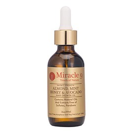 Miracle 9 Almond, Mint, Honey & Avocado Hair Growth Oil 2 oz