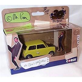 Corgi classic mr bean my mini car from the tv series starring rowan atkinson 30th anniversary 1:36 scale diecast model