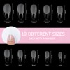 Nail Tips, Pack of 500 False Nail Acrylic Artificial Nail