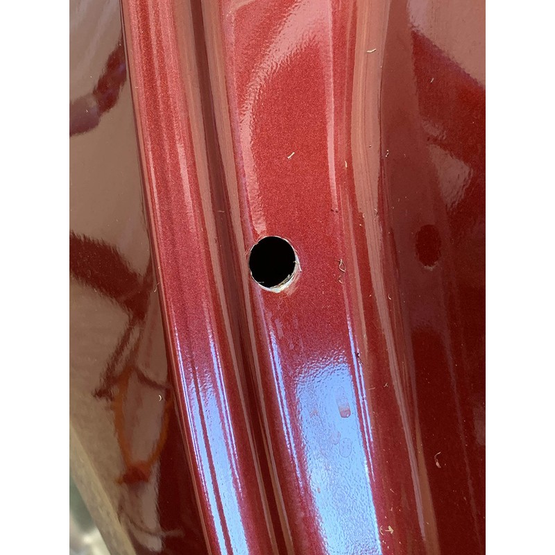 Lumac Black Plastic 1/2" Recessed Mount Hole Plug, Qty 25,