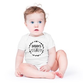 AW Fashions Daddy's Girl - Sorry Ladies My Dad Is Definitely Taken - Bonito body de una pieza para bebé, Blanco, 6 meses