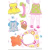 VINTAGE BABY GO BYE-BYE PAPER DOLL LASER REPRODUCTION~Org Sz UNCUT
