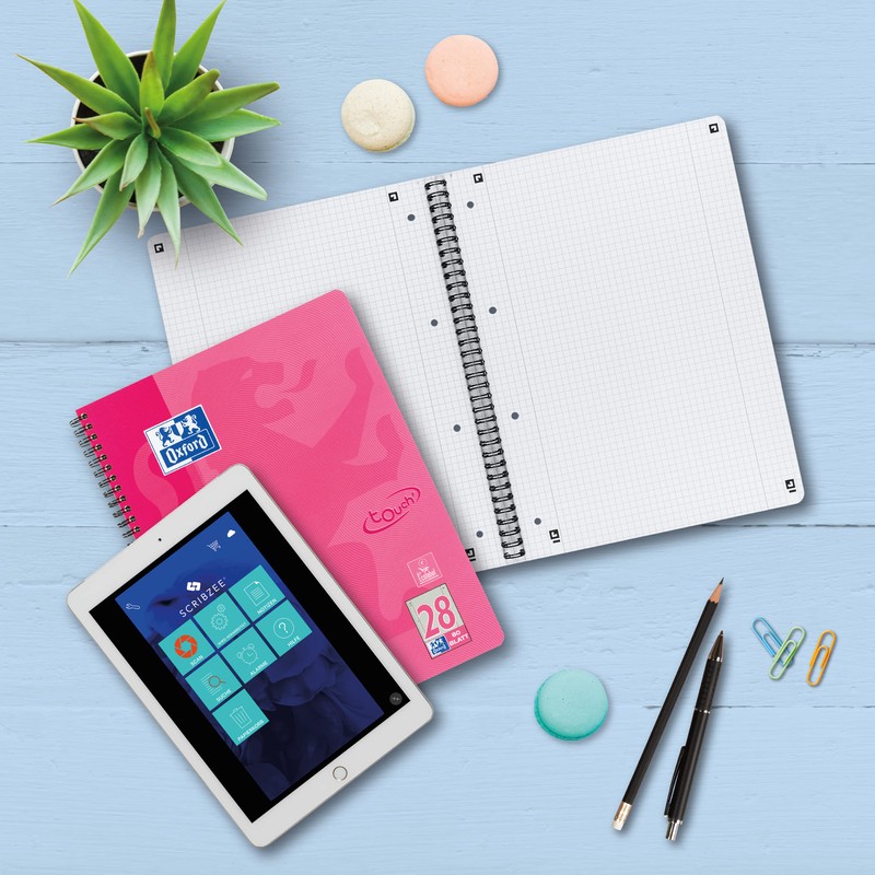 OXFORD 400086492 Collegeblock "Touch" Writing Pad, pink 1