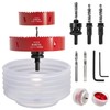 6 1/8 inch & 4 1/8 inch Hole Saw Set