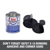 Oatey PVC Shower Pan Liner Gray 6' x 10'