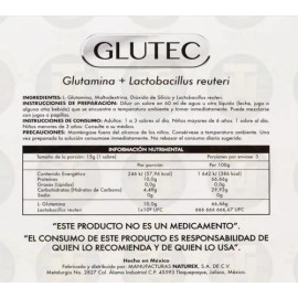 Glutec Glutamina Y Lactobacillus Reuteri 3 Sobres 15g Cu                                                                                              