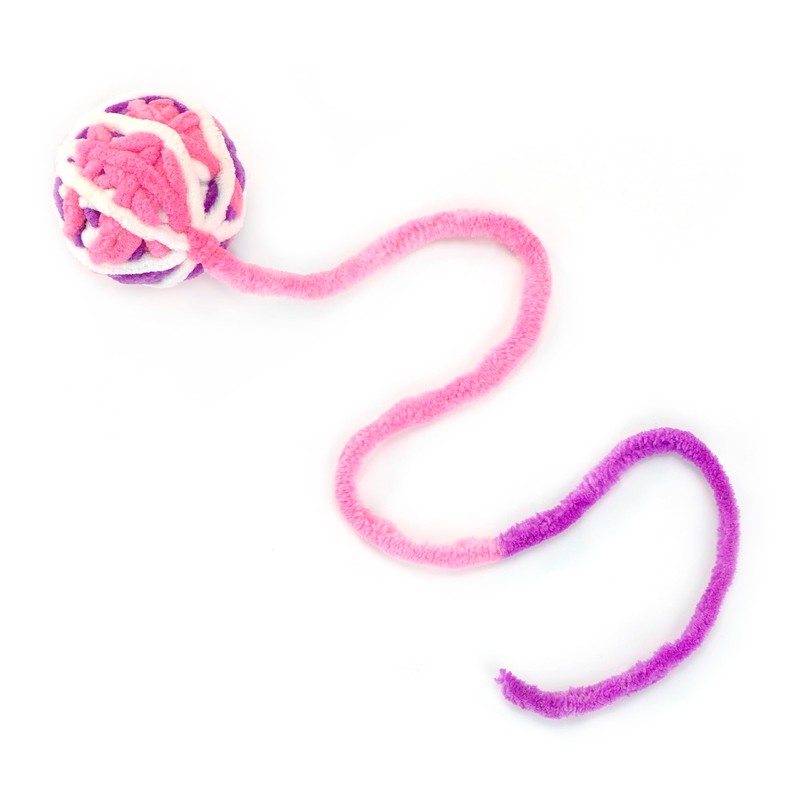 CHIWAVA 6 Pack 20" Woolen Yarn Cat Toys Ball with