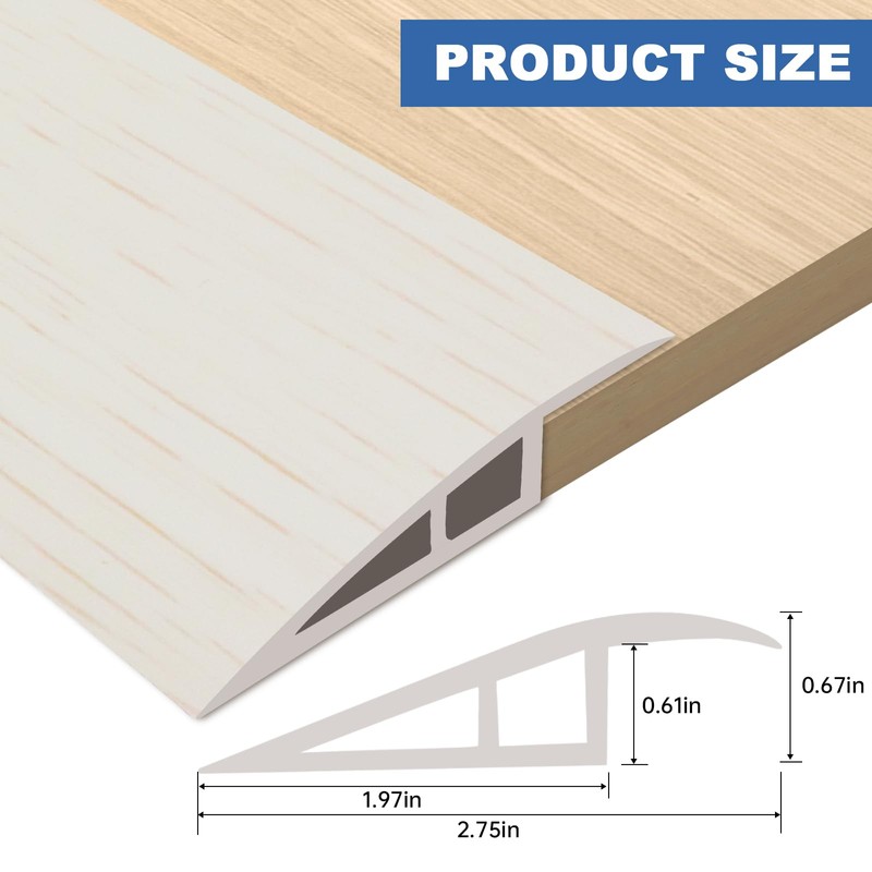 Vinyl Door Threshold Flooring Transition Strip Self Adhesive Carpet Edging