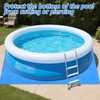 9Ft Pool Ground Cloths,Heavy-Duty Swimming Pool Waterproof PE Swimming Pool