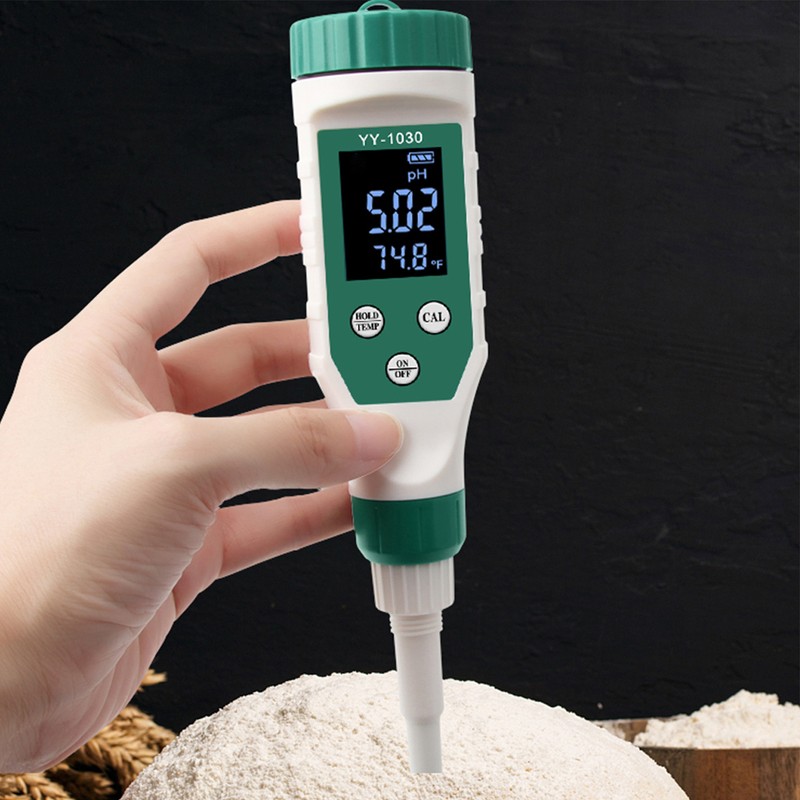 Digital Food 0.00-14.00 PH Meter High Accuracy Sensors Intelligent Temp