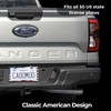 American Flag License Plate Frame Holder - 2 Pack Universal