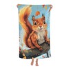VANZEV Squirrel Beach Towel 31inx51in, Animal Sand-Free Microfiber Bath Towel