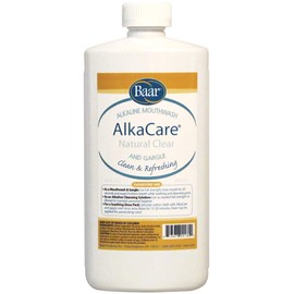 AlkaCare Natural Clear Mouthwash and Gargle, 16OZ.