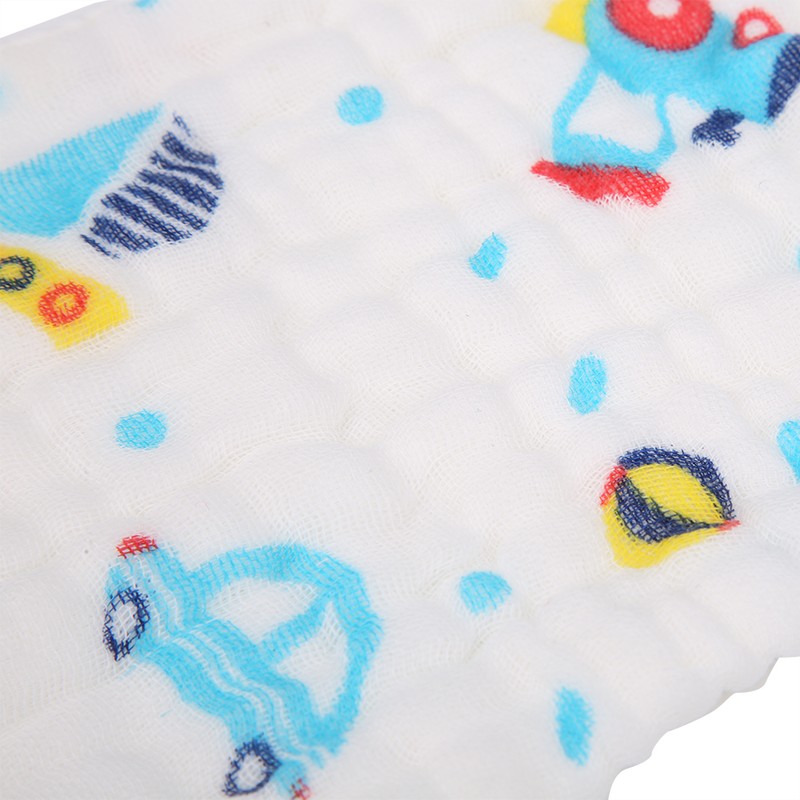 4Pcs Thick Baby Reusable Diaper Cartoon Animal Infant Plush Washcloth