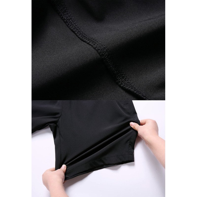 RAKUKOU Men's Shorts, Sports, Shorts, Breathable, Quick Drying, Half Length,